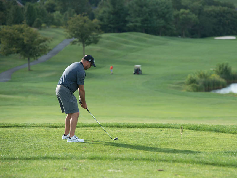 The Links at Challedon golfer