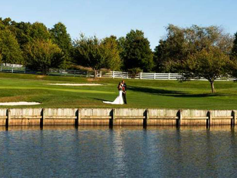The Links at Challedon wedding scenic photo